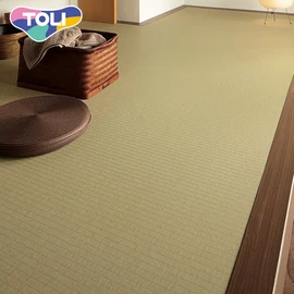 P：Premier　ペットとの暮らしに配慮した機能やノーワックスでお掃除かんたんなど様々な機能を有したプレミア感のある東リのクッションフロア