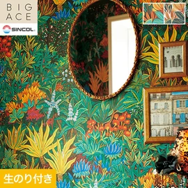 シンコールの住宅向け壁紙シリーズ「BIGACE」のDIYにおすすめののり付き壁紙