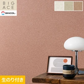 シンコールの住宅向け壁紙シリーズ「BIGACE」のDIYにおすすめののり付き壁紙