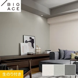 シンコールの住宅向け壁紙シリーズ「BIGACE」のDIYにおすすめののり付き壁紙