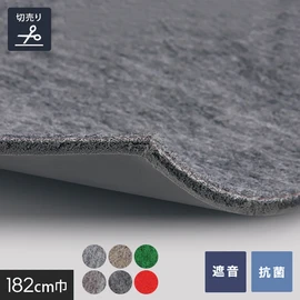 裏面のラバー加工が滑り止めになり、施工が楽々！182cm幅で広い面積も一気に施工可能