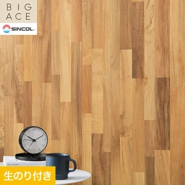 シンコールの住宅向け壁紙シリーズ「BIGACE」のDIYにおすすめののり付き壁紙