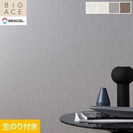 シンコールの住宅向け壁紙シリーズ「BIGACE」のDIYにおすすめののり付き壁紙