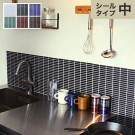 シールだから貼るだけ簡単！本格タイルで大満足の仕上がりに！
