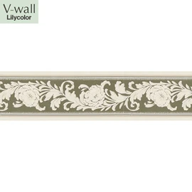 使いやすいベーシックな商品や多彩なデザインの壁紙をラインナップするリリカラ「V-wall」シリーズのトリムボーダー壁紙