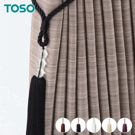 TOSO「タッセルAS70」。アクリルストーンがキラリと光るアクセント。シンプルながら華やかな1本入りカーテンタッセル