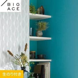 シンコールの住宅向け壁紙シリーズ「BIGACE」のDIYにおすすめののり付き壁紙