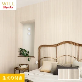 ホテル、商業施設、医療・福祉施設、オフィスや店舗など全てのコントラクト物件に向けたリリカラの不燃ビニル壁紙シリーズ「WILL」ののり付き壁紙