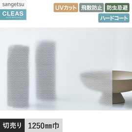 意匠性の高いトライアングル柄デザインフィルム。UVカット99%以上、ハードコート、飛散防止付き。幅125cm