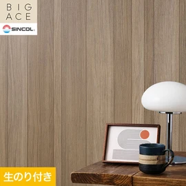 シンコールの住宅向け壁紙シリーズ「BIGACE」のDIYにおすすめののり付き壁紙