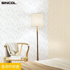 シンコール「SL PLUS」SLP-402。耐クラック・軽量・抗菌・撥水・タフ・防かび機能。ミミ付き巾92cm壁紙