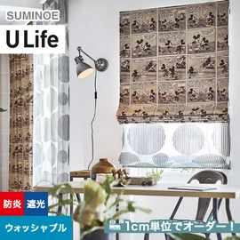 スミノエ「U Life」UD-504。キャラクター。遮光2級機能付き。オーダーカーテン