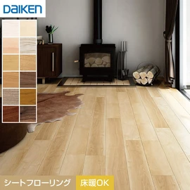 広幅・立体感の意匠にこだわった化粧床材