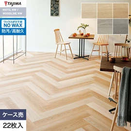 デザイン性にこだわって、自然のリアルな美しさを表現した木目柄シリーズ。整った板目のナチュラルなオーク柄