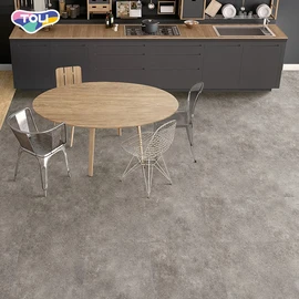 オフィスや店舗、各種施設で幅広く利用できる、ワックスメンテナンス不要の高意匠置敷きビニル床タイル