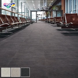 耐久性に優れたノーワックス置敷きフロアタイル