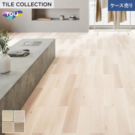 豊富な色柄と多様なサイズ。リアルな木目柄プリントタイル。エコマーク認定商品