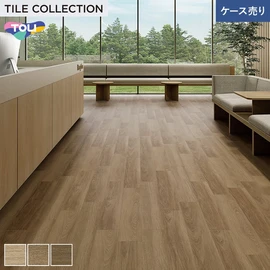 豊富な色柄と多様なサイズ。リアルな木目柄プリントタイル。エコマーク認定商品