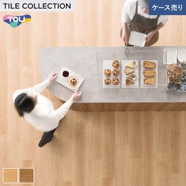 豊富な色柄と多様なサイズ。リアルな木目柄プリントタイル。エコマーク認定商品