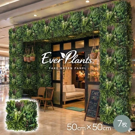 近くで見てもリアルなフェイクグリーンパネル