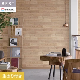 商業施設・ホテル・コントラクト・各種施設から住宅まで幅広く使えるシンコール「BEST」シリーズ。DIYにおすすめののり付きタイプ