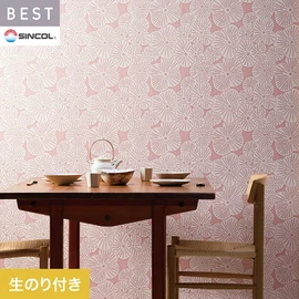 商業施設・ホテル・コントラクト・各種施設から住宅まで幅広く使えるシンコール「BEST」シリーズ。DIYにおすすめののり付きタイプ