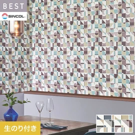 商業施設・ホテル・コントラクト・各種施設から住宅まで幅広く使えるシンコール「BEST」シリーズ。DIYにおすすめののり付きタイプ