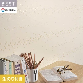 商業施設・ホテル・コントラクト・各種施設から住宅まで幅広く使えるシンコール「BEST」シリーズ。DIYにおすすめののり付きタイプ