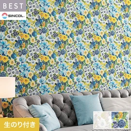 商業施設・ホテル・コントラクト・各種施設から住宅まで幅広く使えるシンコール「BEST」シリーズ。DIYにおすすめののり付きタイプ