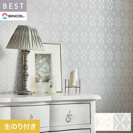 商業施設・ホテル・コントラクト・各種施設から住宅まで幅広く使えるシンコール「BEST」シリーズ。DIYにおすすめののり付きタイプ