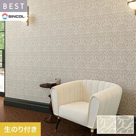商業施設・ホテル・コントラクト・各種施設から住宅まで幅広く使えるシンコール「BEST」シリーズ。DIYにおすすめののり付きタイプ
