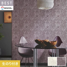 商業施設・ホテル・コントラクト・各種施設から住宅まで幅広く使えるシンコール「BEST」シリーズ。DIYにおすすめののり付きタイプ