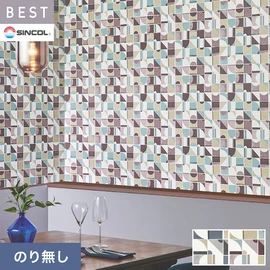 商業施設・ホテル・コントラクト・各種施設から住宅まで幅広く使えるシンコール「BEST」シリーズ。施工方法が選べるのり無しタイプ
