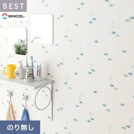 商業施設・ホテル・コントラクト・各種施設から住宅まで幅広く使えるシンコール「BEST」シリーズ。施工方法が選べるのり無しタイプ