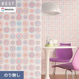 商業施設・ホテル・コントラクト・各種施設から住宅まで幅広く使えるシンコール「BEST」シリーズ。施工方法が選べるのり無しタイプ