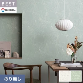 商業施設・ホテル・コントラクト・各種施設から住宅まで幅広く使えるシンコール「BEST」シリーズ。施工方法が選べるのり無しタイプ