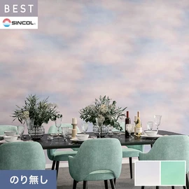 商業施設・ホテル・コントラクト・各種施設から住宅まで幅広く使えるシンコール「BEST」シリーズ。施工方法が選べるのり無しタイプ