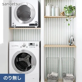 北欧風のブルーグリーンが清潔感とかわいらしさを演出します。ランドリールームやトイレなど、水まわりにおすすめです