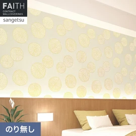 リズミカルにパターン化された菊の花が上品なデザインです