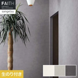 漆喰のナチュラルな風合いを壁紙に写し取りました。余計な意匠は排除し、ミニマルでストイックに表現されたサーフェイスは穏やかに空間を包み込みます