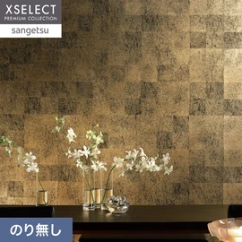 箔を用いた手加工の壁紙です