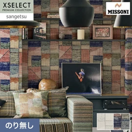 イタリアのファッションブランド、MISSONIの壁紙です。ニットやジャガード織りが生み出す鮮やかな色合いが魅力です