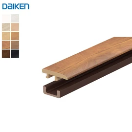 ダイケン6mmフロアー用の床見切り（化粧シート仕様）です