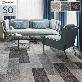 シンコールの高級タイルカーペット「SQ PRO」シリーズ