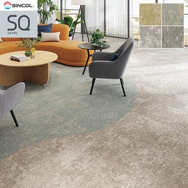 シンコールの高級タイルカーペット「SQ PRO」シリーズ