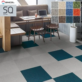 シンコールの高級タイルカーペット「SQ PRO」シリーズ