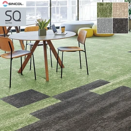 シンコールの高級タイルカーペット「SQ PRO」シリーズ