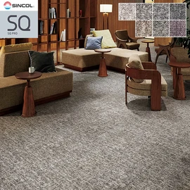 シンコールの高級タイルカーペット「SQ PRO」シリーズ