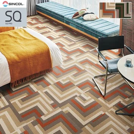 シンコールの高級タイルカーペット「SQ PRO」シリーズ