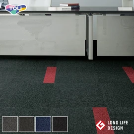 フロアデザインにバリエーションを持たせるモダンテイストのストライプ